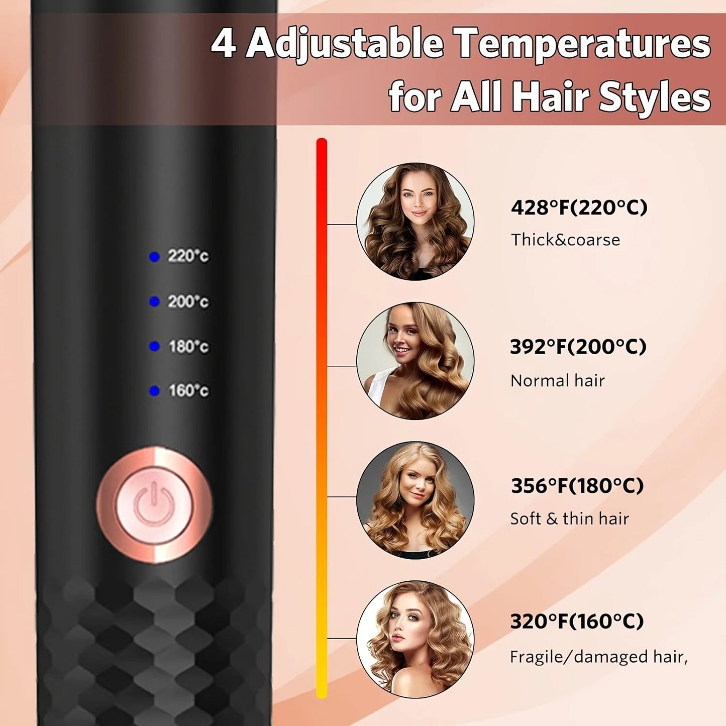 Ceramic Auto Curler - Air Spin Technology
