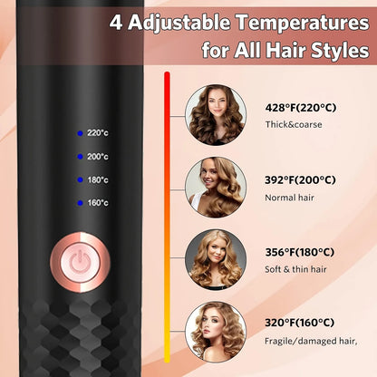 Ceramic Auto Curler - Air Spin Technology