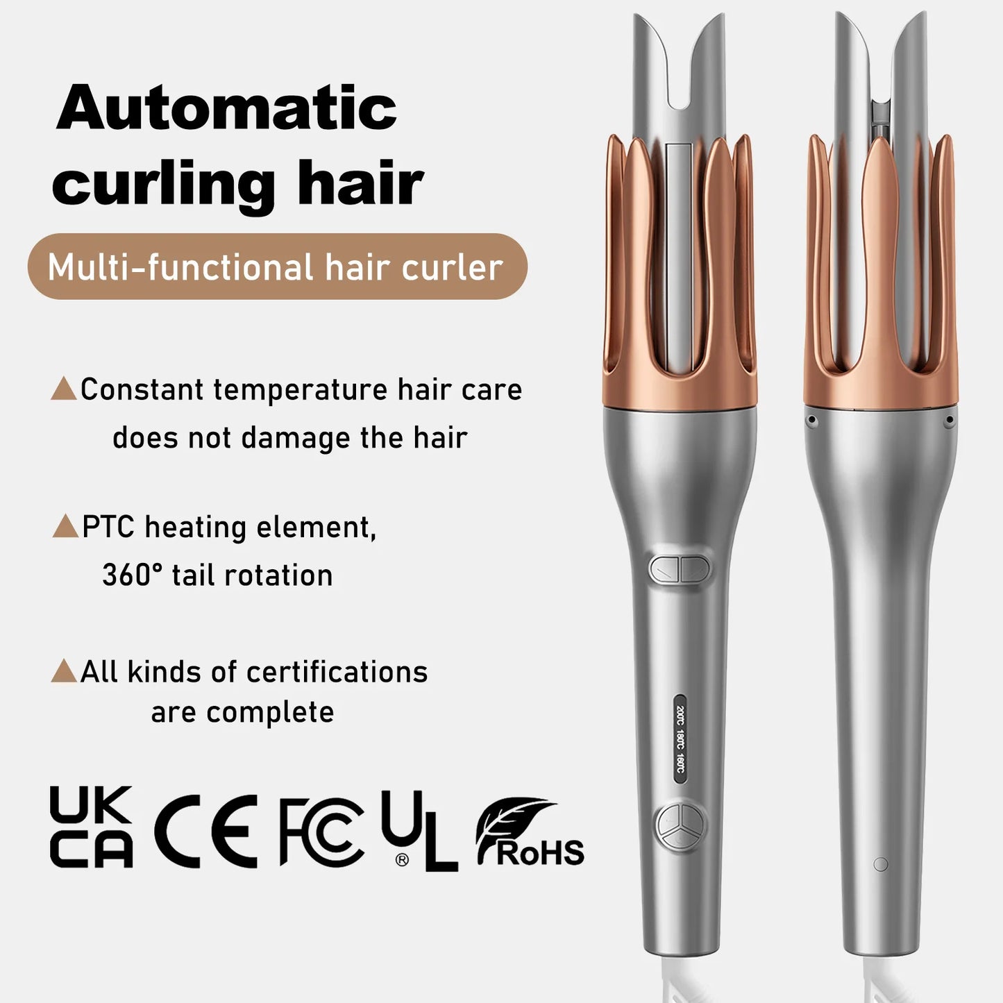 Auto Curler LCD Display