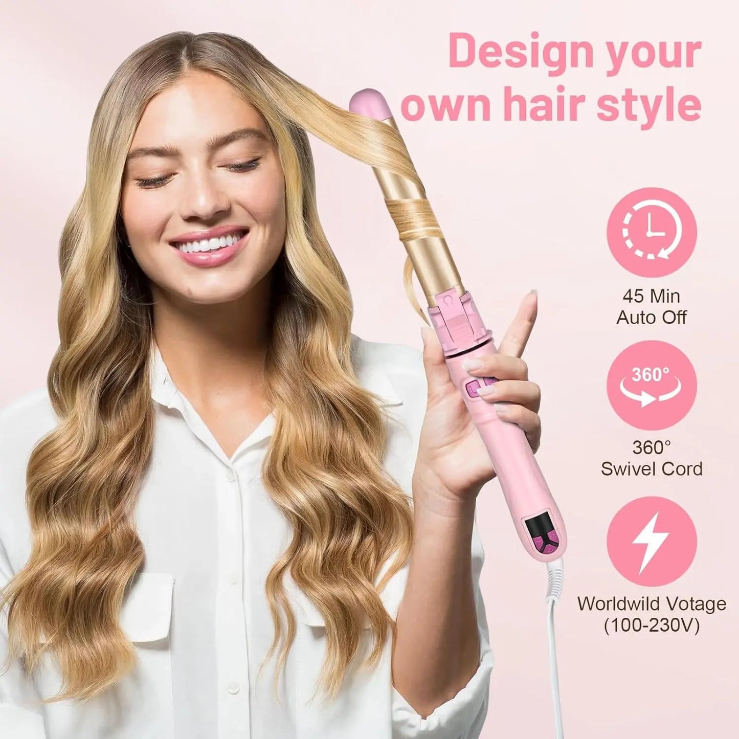 Automatic Hair Curler 1.1 Inches - Imperia Lisa