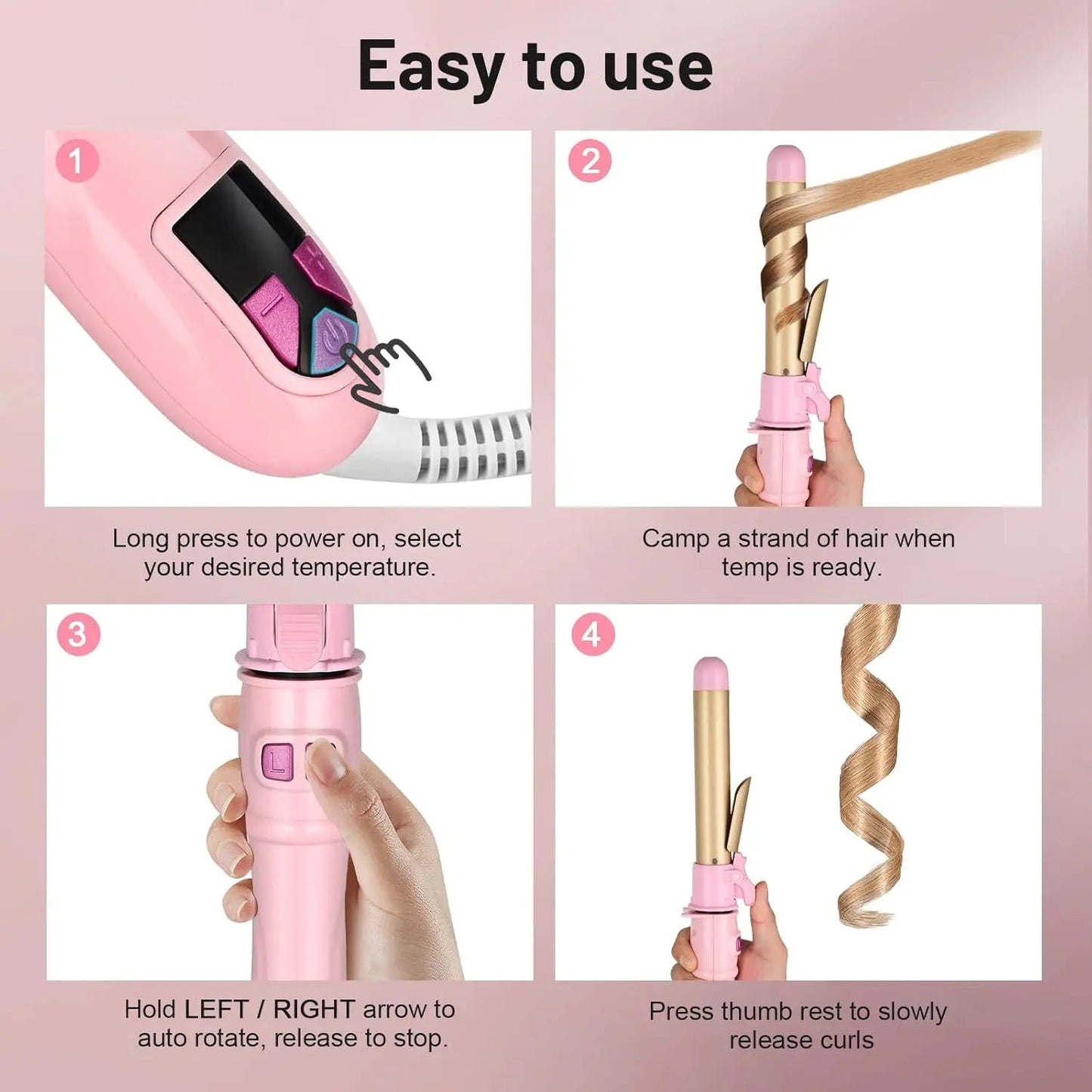 Automatic Hair Curler 1.1 Inches - Imperia Lisa
