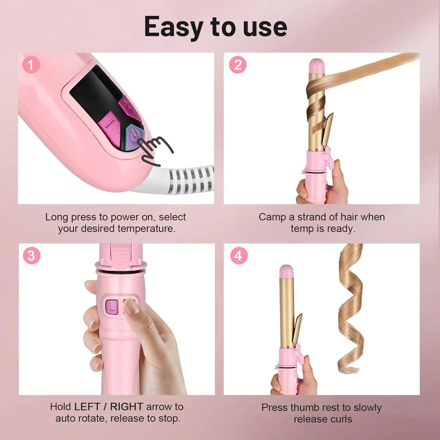 Automatic Hair Curler 1.1 Inches - Imperia Lisa