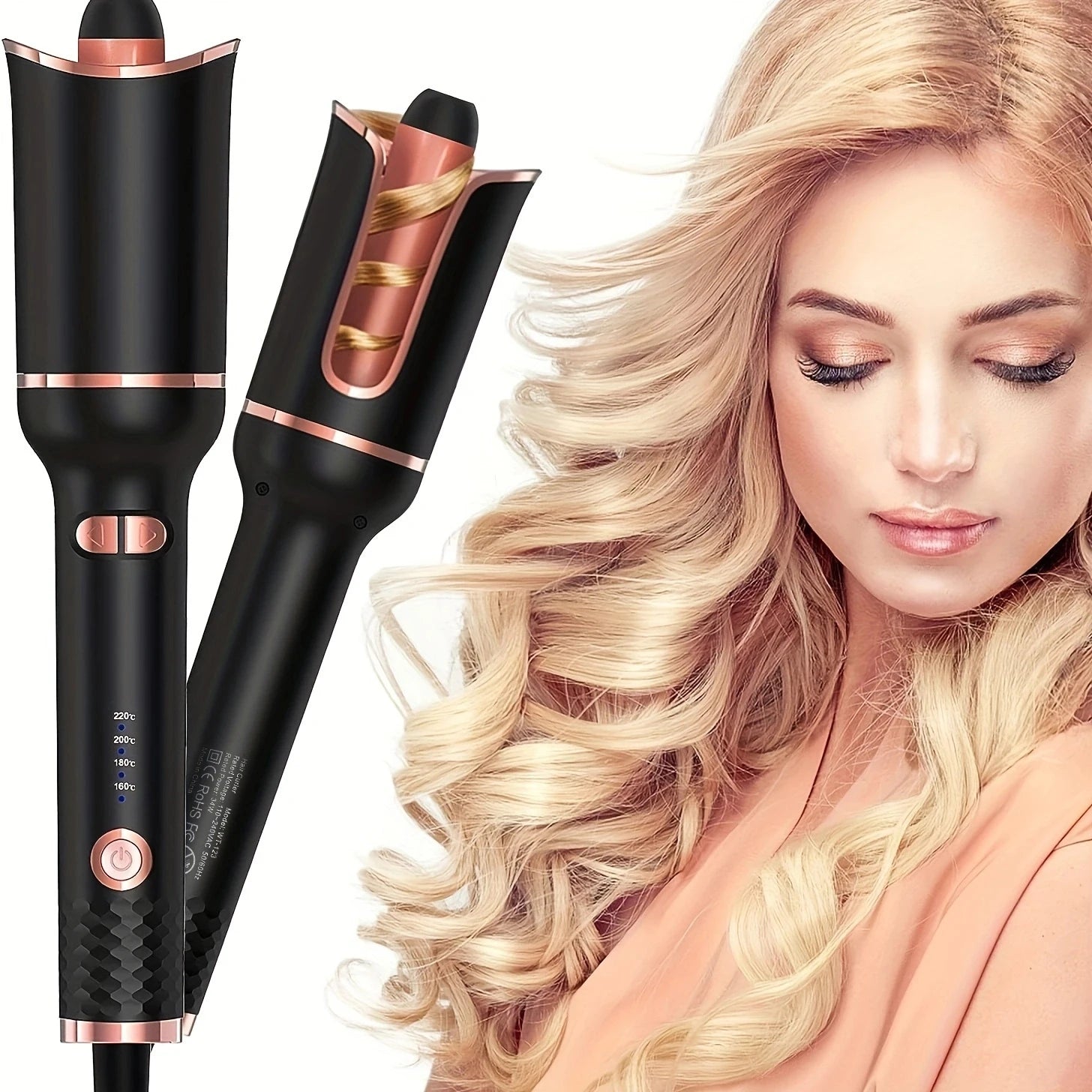 Ceramic Auto Curler - Air Spin Technology - Imperia Lisa